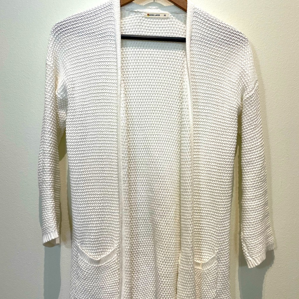 Marine Layer XS Bird’s eye Cardigan